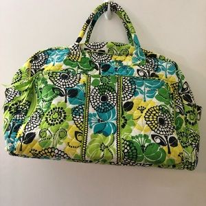Vera Bradley Weekender Tote/Duffel Limes Up